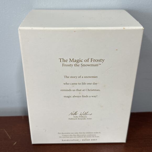 Hallmark Keepsake Christmas Ornament Magic of Frosty the Snowman SNOWFLAKES 2007 - Picture 7 of 8